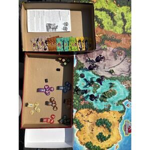 Jurassic park 3 board game with hox and instructions incomplete Milton Bradley